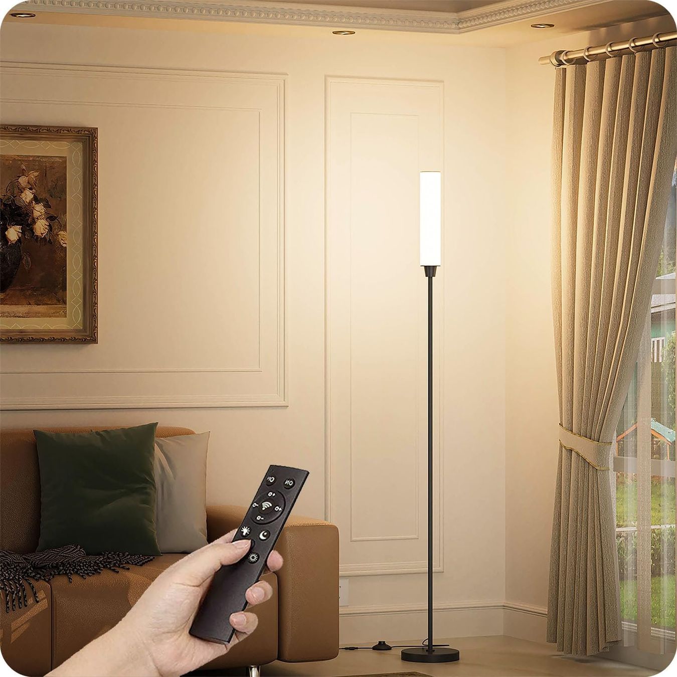 Lampen: fernbedienung dimmbar Led Stehlampe eck wohnzimmer 10 -100 – Neu und originalverpackt aus Hundwil von pak_7zvn