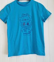 T-Shirt bleu applique Labubu T.8 ans / 128