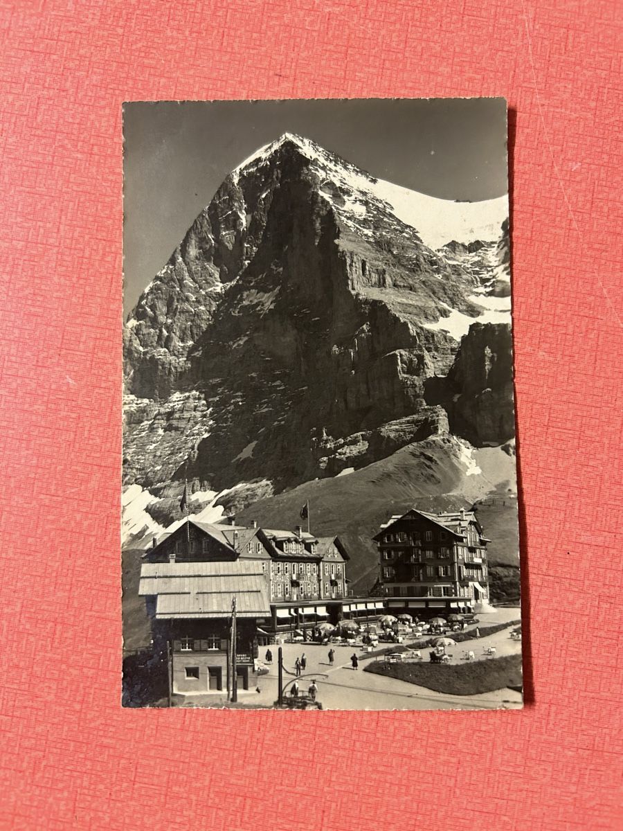 Cartoline postali: Ansichtskarte Kleine Scheidegg mit Eiger – Usato da Lanzenhäusern venduto da vic63