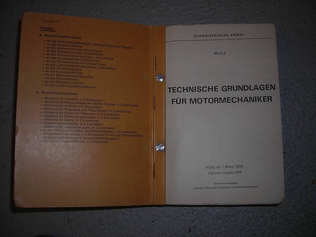 Bücher: Schweizer Armee – Gebraucht aus Büttikon AG von Merc 1