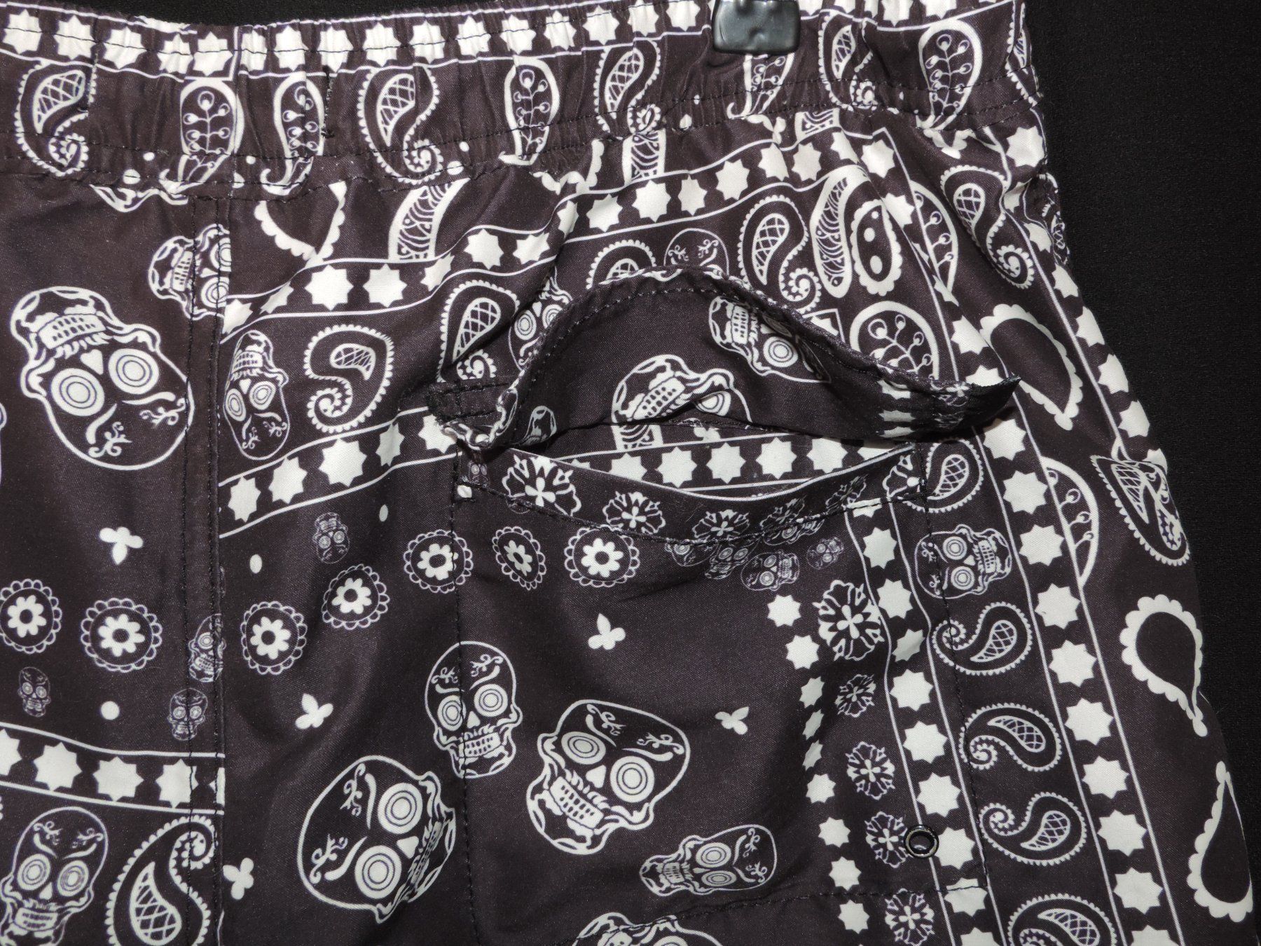 Costumi da bagno: short de bain bandana noir Rivaldi – Usato da Genève venduto da Axelle333 3