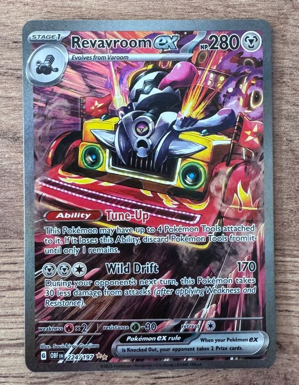 Revavroom ex SIR Pokemon Obsidian Flames 224 /197 (Neu (gemäss ...