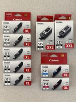 Canon PIXMA 551/555 Tintenpatronen NEU 