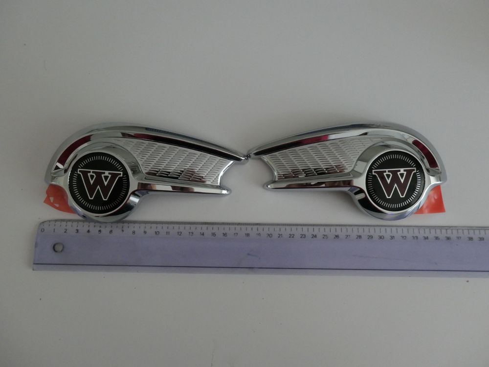 INSIGNES D'EMBLÈMES D'AILE de lettres V8 BITURBO Rouge pour Mercedes Benz AMG EUR 15,99