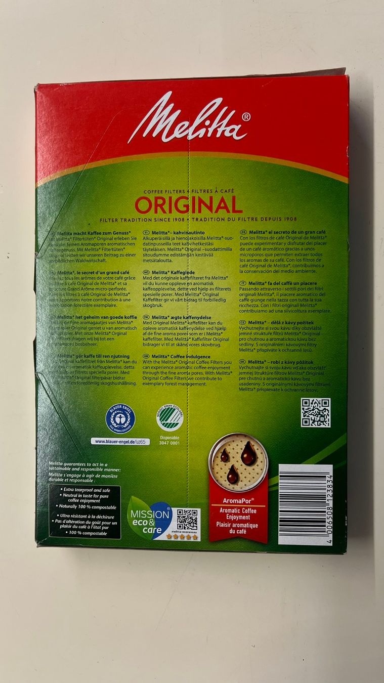 Sonstiges für Haushalt & Wohnen: Melitta Kaffeefilter 12x – Neu und originalverpackt aus Trimbach von Tripoli_Trimbach 2