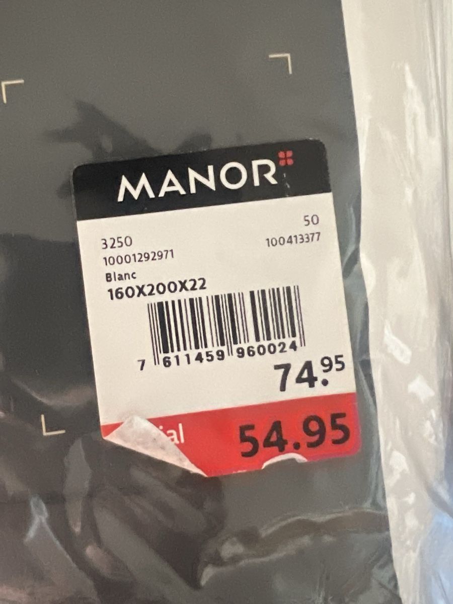 Linge de lit: Neuf : molleton housse imperméable 160 – Neuf avec emballage d'origine à Lugnorre par cla_j6bq 5