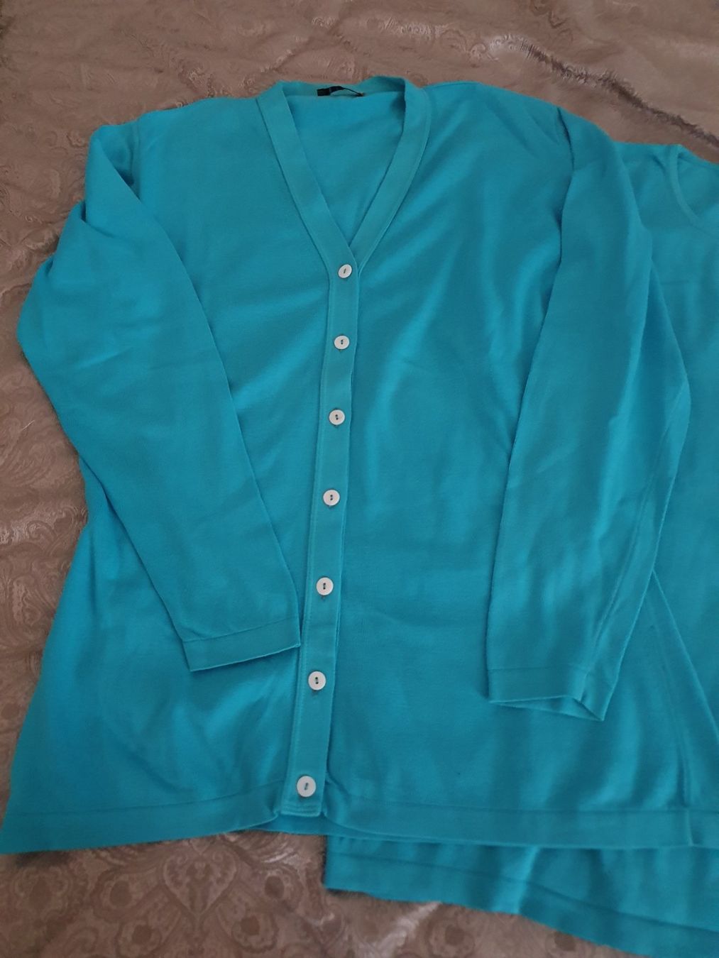 Twinset Lotti di vestiti: Twin set in cotone tg. M turchese – Usato da Chiasso venduto da Ann58 1