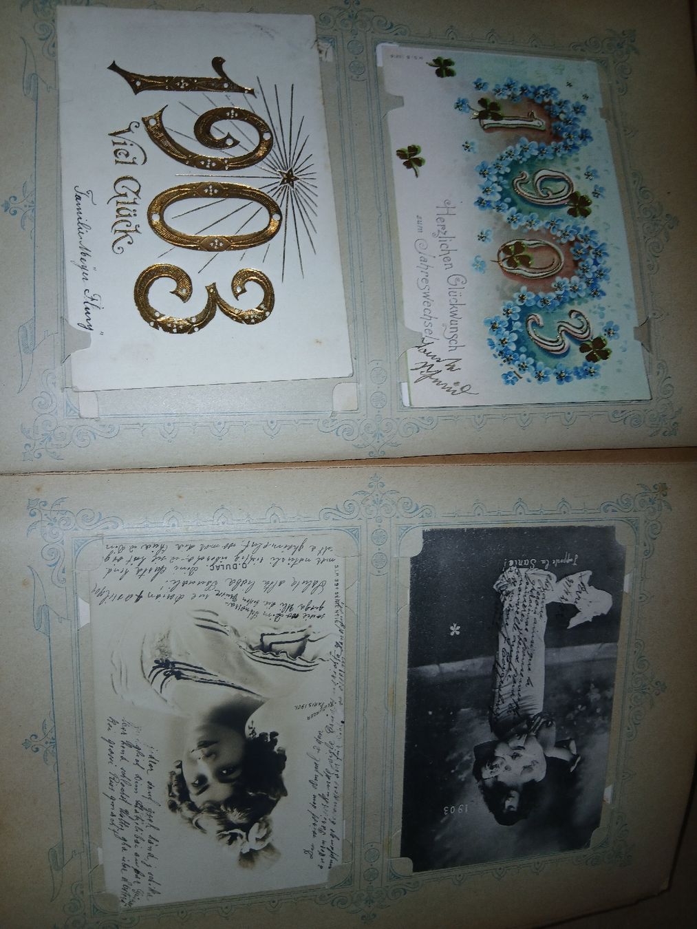 Ansichtskarten: Album Postkarten alt 1900-19003 – Gebraucht aus Münchenstein von Sozial_Labor_Brocki 2