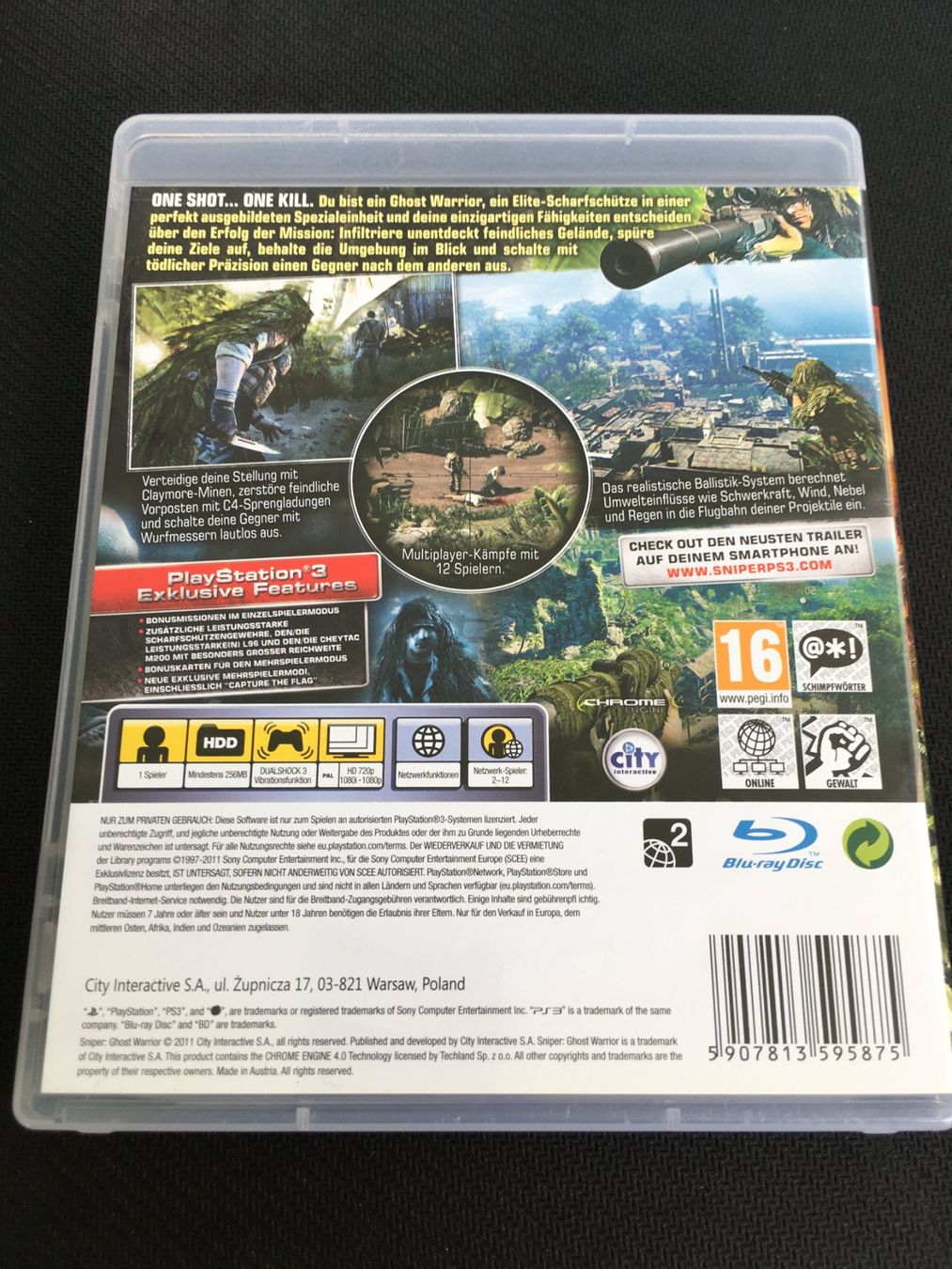 Sony Giochi: Sniper Ghost Warrior - Playstation 3 / PS3 – Usato da St.Gallen venduto da Punktchen01 1