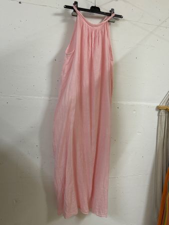 Sommerliches Maxikleid aus Leinen, neuwertig, Grösse S