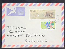 CL25 Enveloppe + Timbre Afrique du Sud 1995