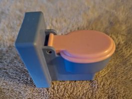 Kleines, süsses, Vintage Klo-Toilette-Wc fürs Puppenhaus