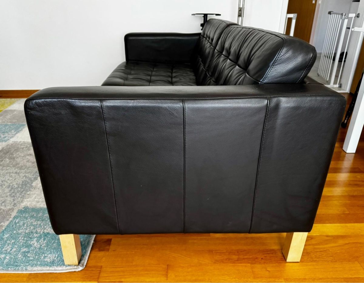 Ikea Sofas: Guterhaltene Ledercouch zu verkaufen – D'occasion à Schüpfen par lecker_milka 5