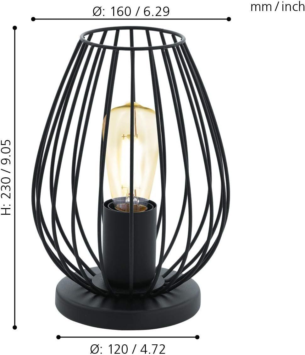 Lampade: Tischlampe Vintage E27 Schwarz – Nuovo e nell'imballaggio originale da Nuglar venduto da SmartLiving24 4