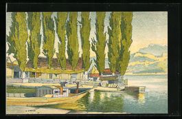 Männedorf, Bootsanlegestelle am Zürich