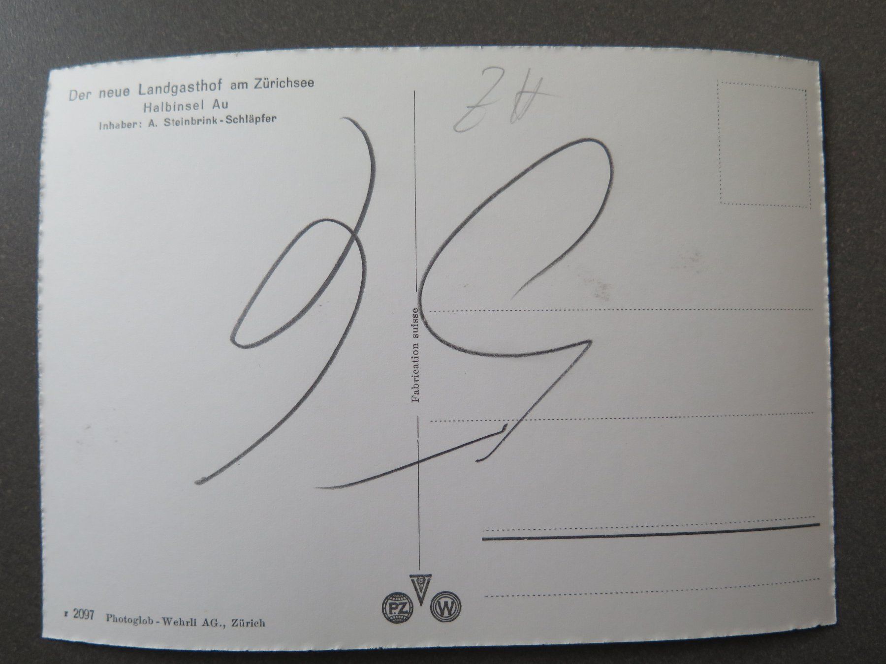 Cartoline postali: AU-WÄDENSWIL - HALBINSEL AU – Usato da Wittenbach venduto da lipasal 1