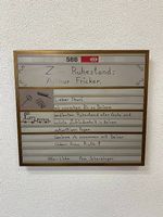 Vintage SBB Anzeige-Board / Bahnhof-Informationsschild