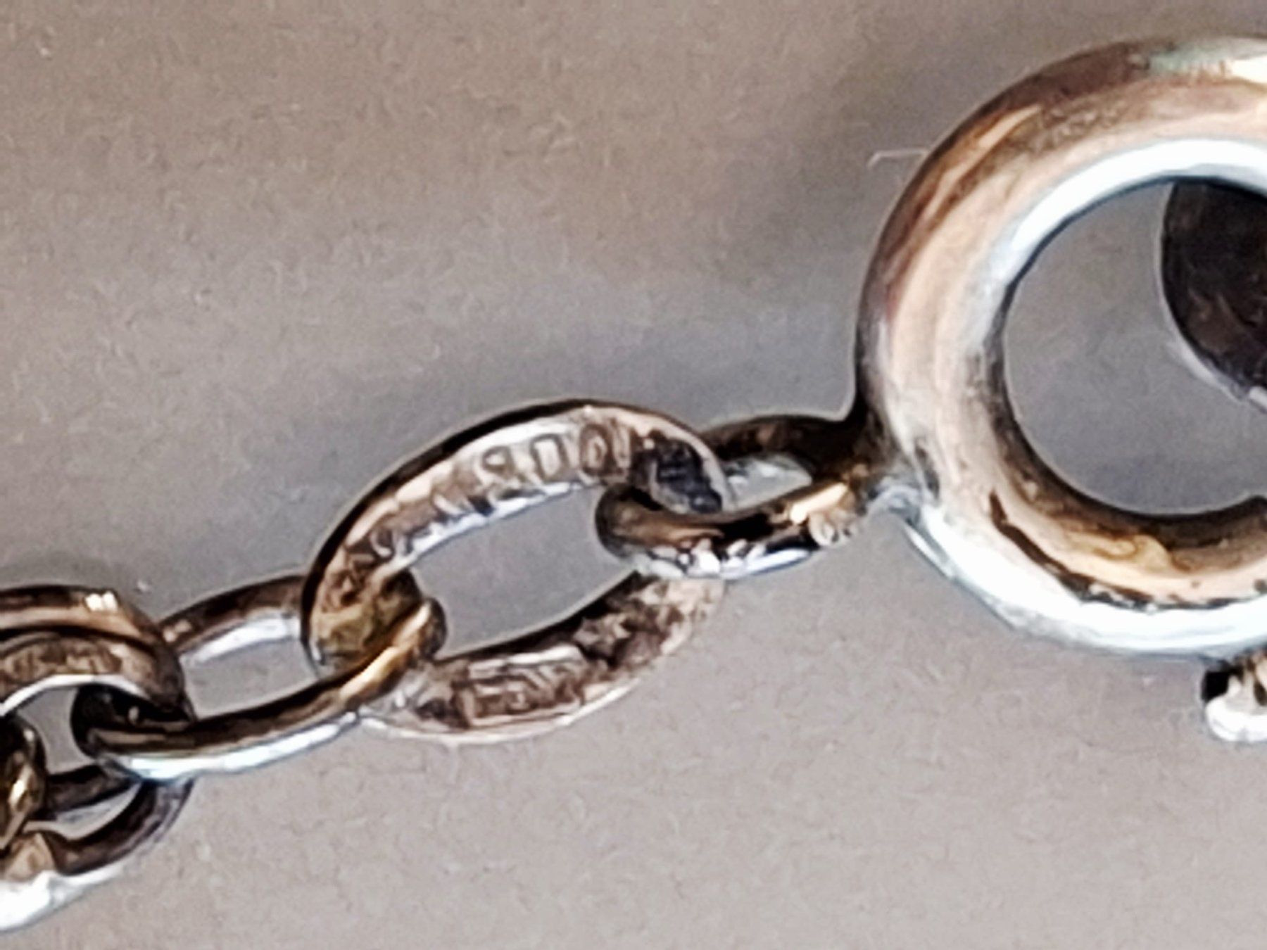 Colliers: *Glieder-Halskette Silber* – D'occasion à Weiningen ZH par nic--ole 2