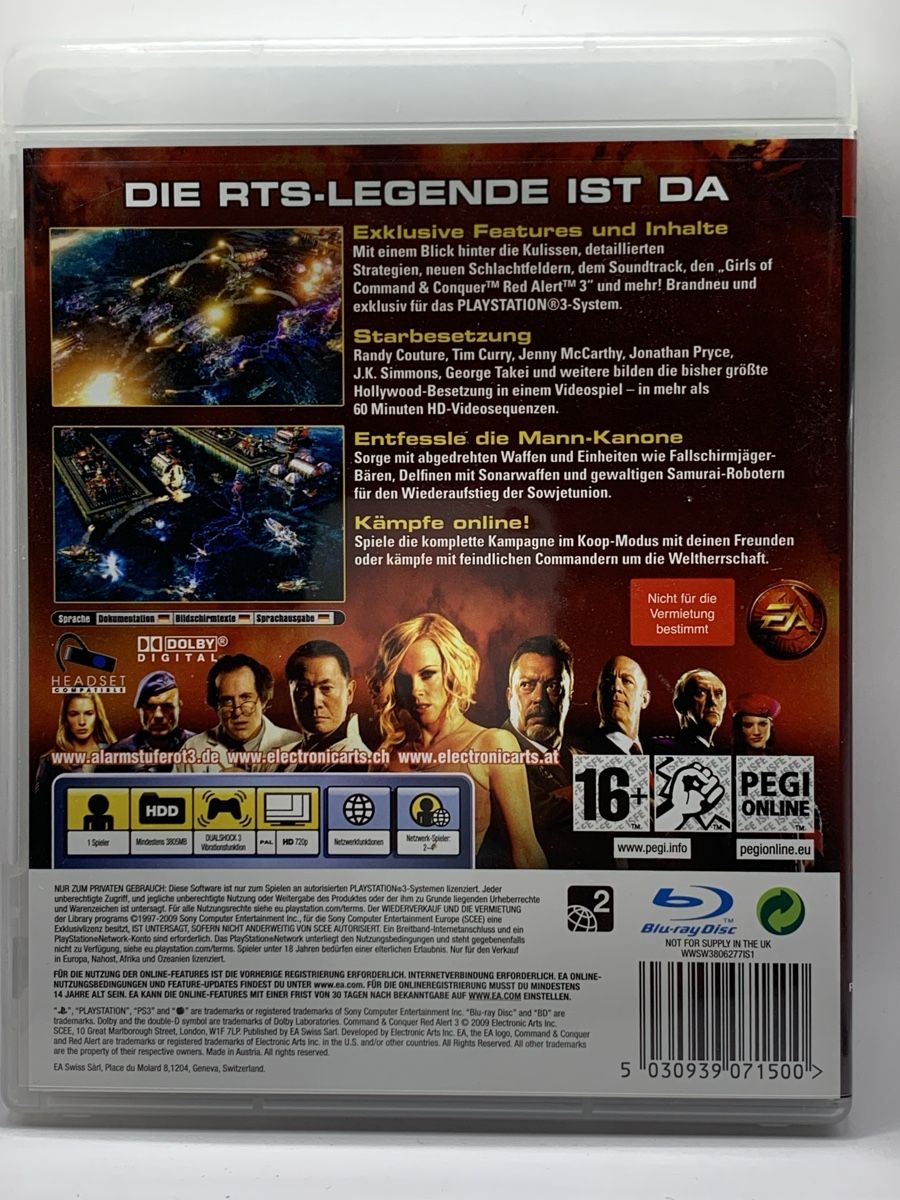 Sony Giochi: PS3 - Command & Conquer: Alarmstufe Rot 3 - Ultimate Edition – Usato da Ostermundigen venduto da RG-Collector 1