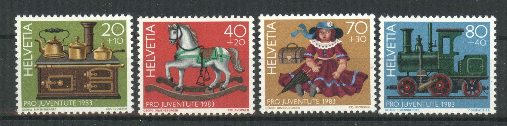 Tutti i francobolli: 1983, Pro Juventute ** (2) – Usato da Willisau venduto da Vollstempel