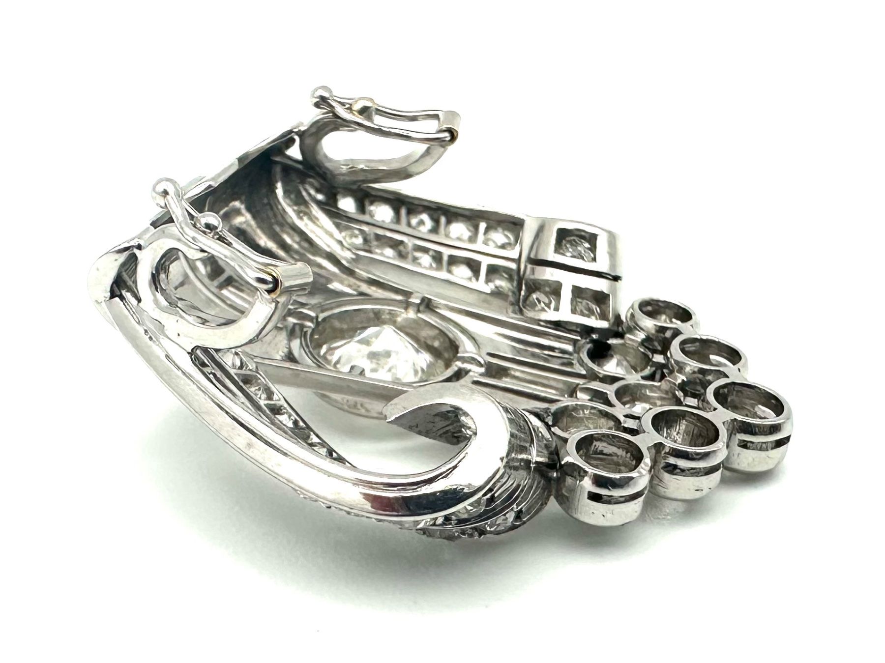 Ciondoli: Pendentif Art-Déco platine et diamants – Usato da Renens VD venduto da Diademe.sarl 8
