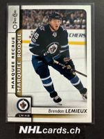 Brendan Lemieux O-Pee-Chee NHL Rookie Card
