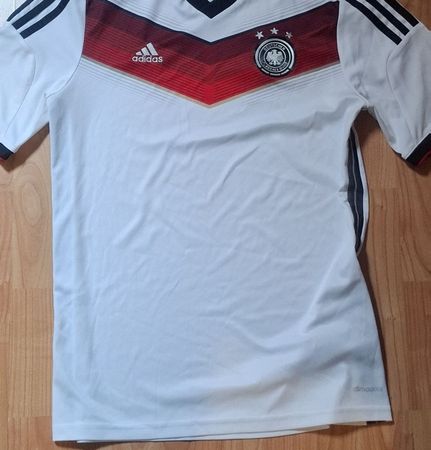 Deutschland Fussball Trikot Adidas weiss neuwertig