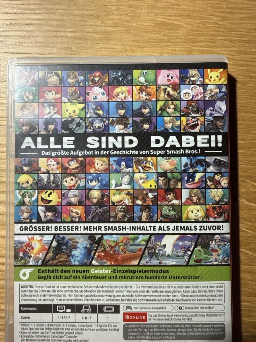 Nintendo Spiele: Super Smash Bros Ultimate Nintendo Switch de – Gebraucht aus Oberengstringen von sigurros 2
