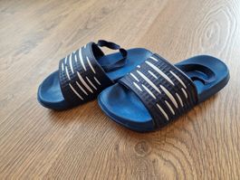 Badeschuhe, Slider mit Gummiband Gr. 26