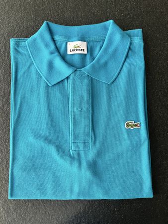 Lacoste Polo Shirt Turquoise Size 5 Good Condition