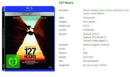 127 Hours (Bluray + DVD)