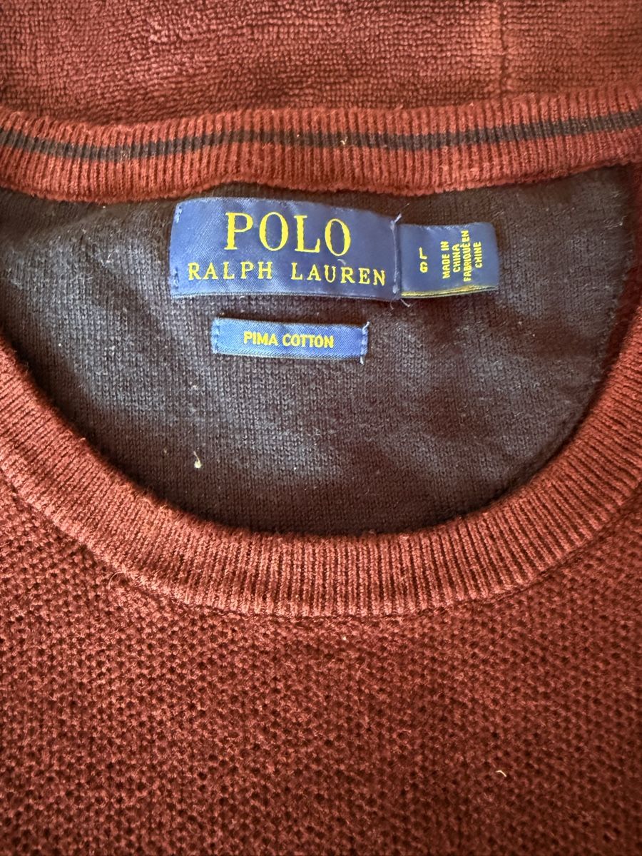 Ralph Lauren Maglioni & Felpe: Pull Ralph Lauren bordeaux, taille L – Usato da Monthey venduto da Joseph-29 2