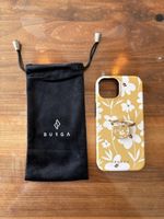 Burga iPhone 14 case with ring stand, floral design