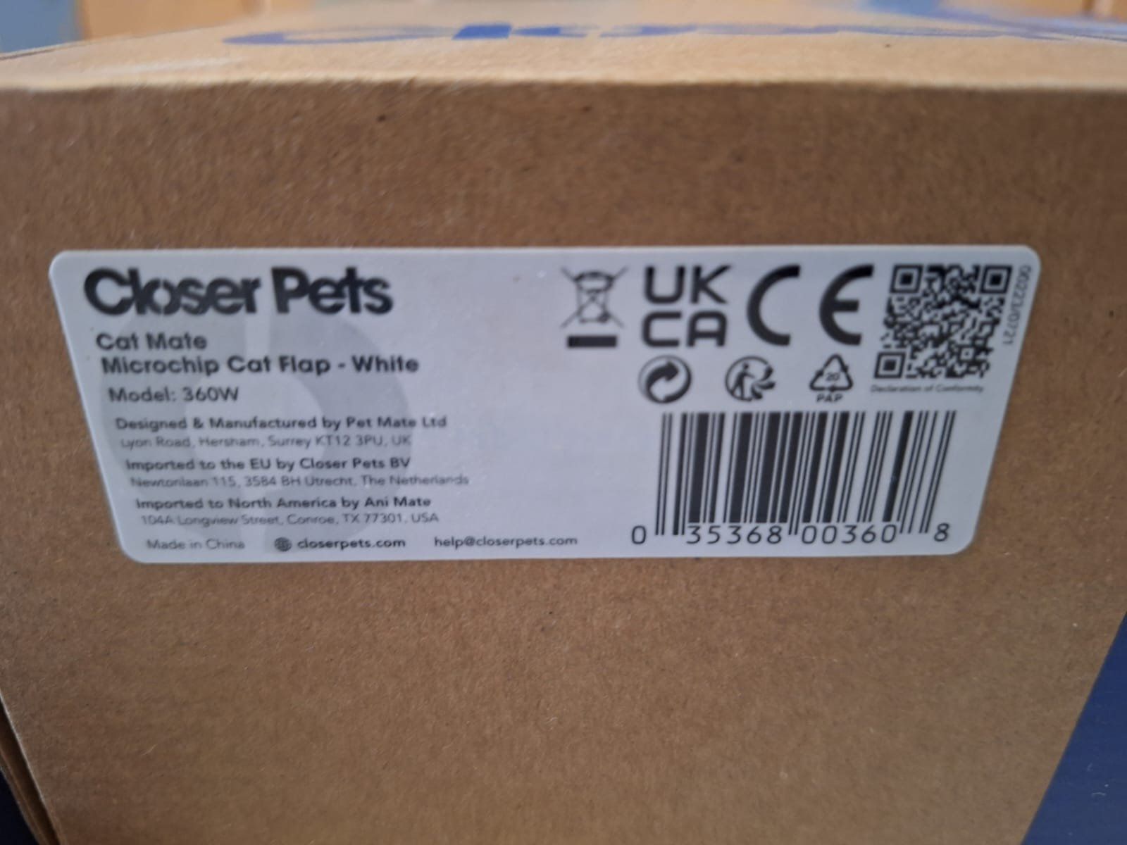 Katzenklappen: Katzenklappe Closer Pets Cat Mate mit Montageadapter – Neu (gemäss Beschreibung) aus Oberengstringen von Admin001 6