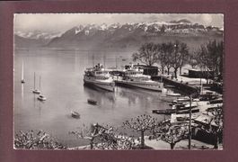 LAUSANNE - Ouchy - Bateau CGN - 1961