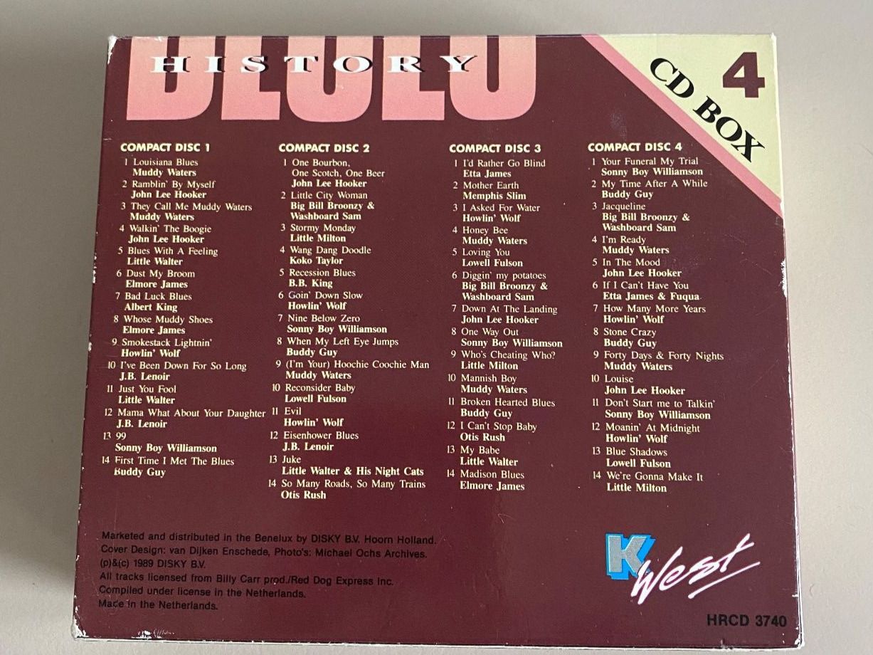 CD: Blues CD - Box 4Stk. – Usato da Oberrohrdorf venduto da chilibiggi 6