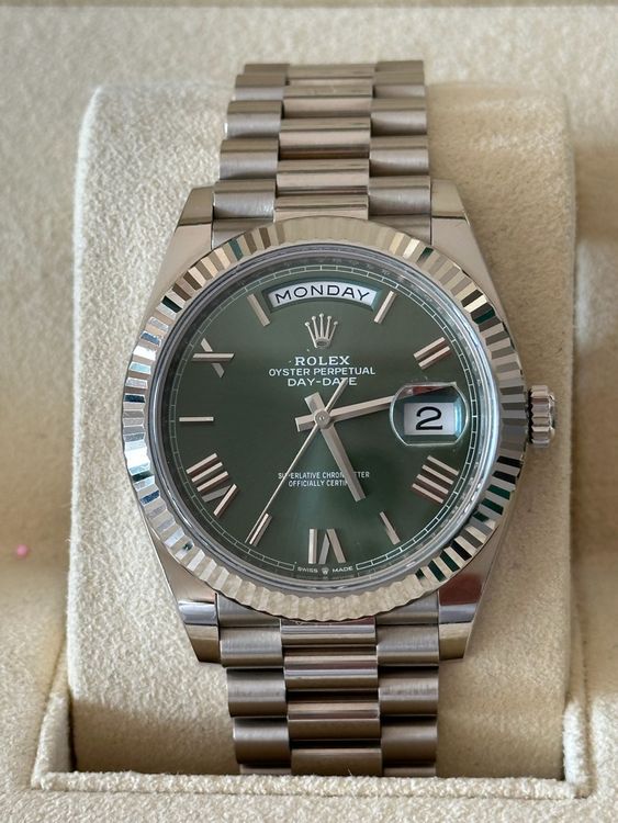 Rolex Day Date 40mm olive, von 12/2021 1