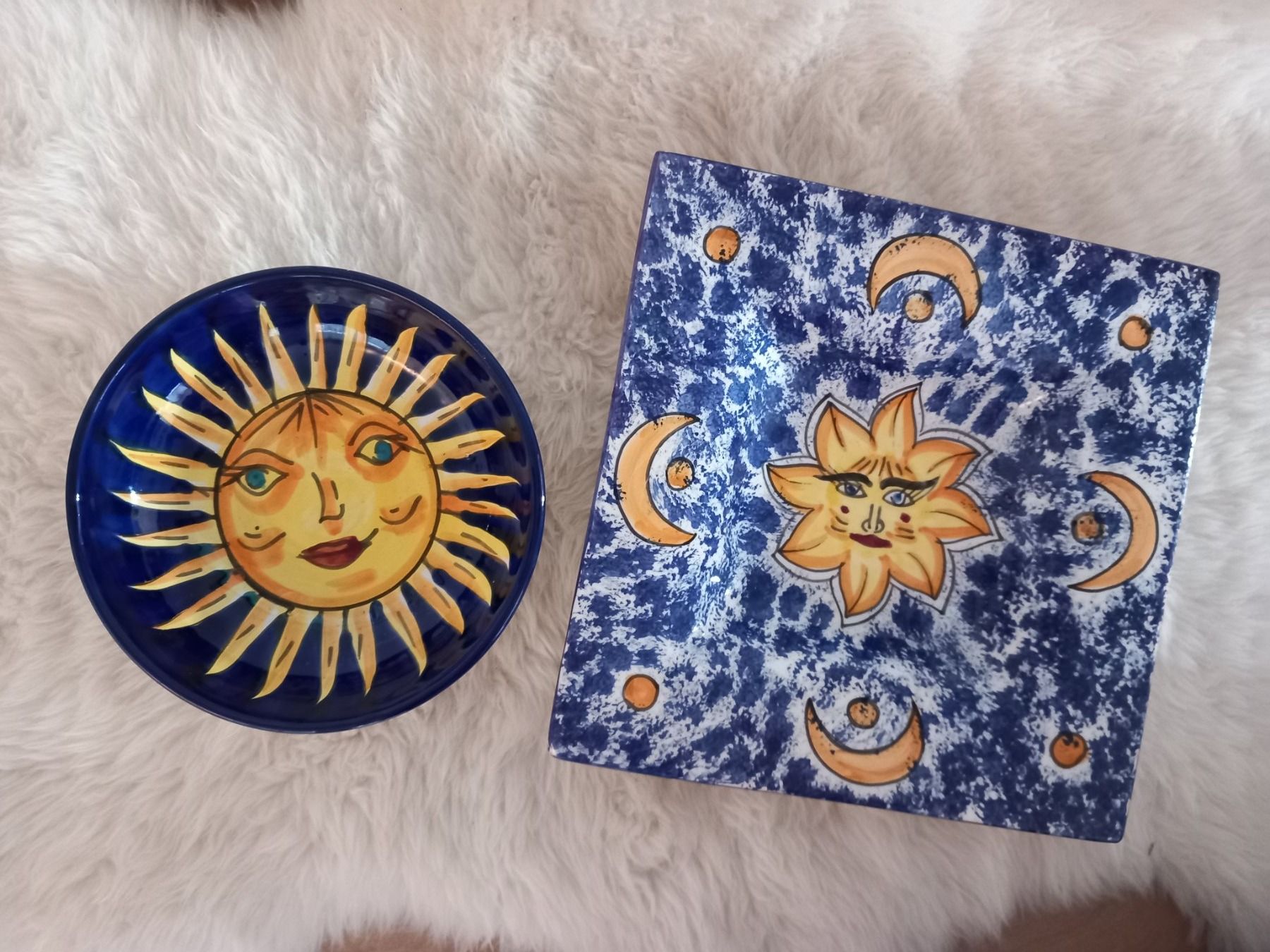 Tutte le decorazioni: Früchteteller Keramik Sonne 2 Stk. – Usato da Wangs venduto da Soda_95