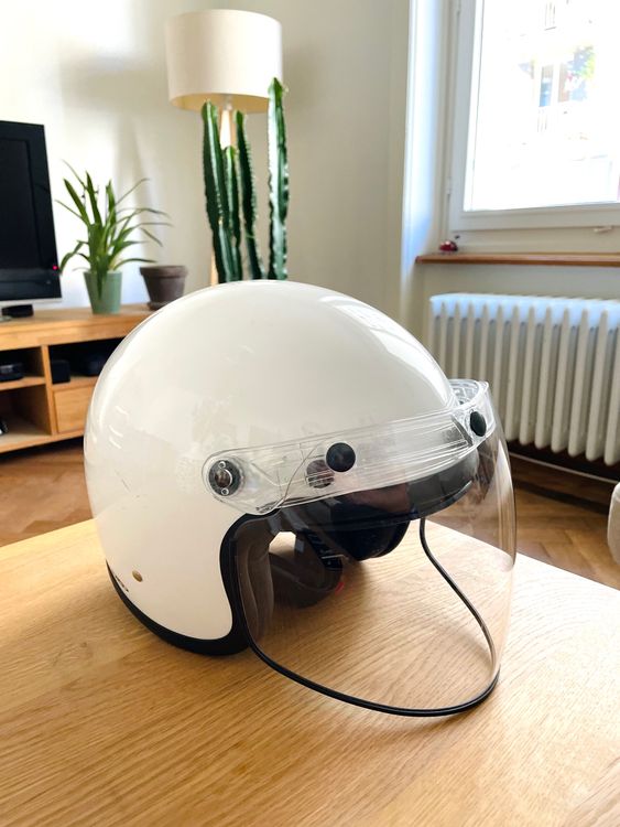 Casco jet DMD Retro Caffé Matt 5