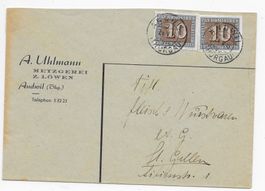 A.Uhlmann, Metzgerei zum Löwen Andwil Thg 1945