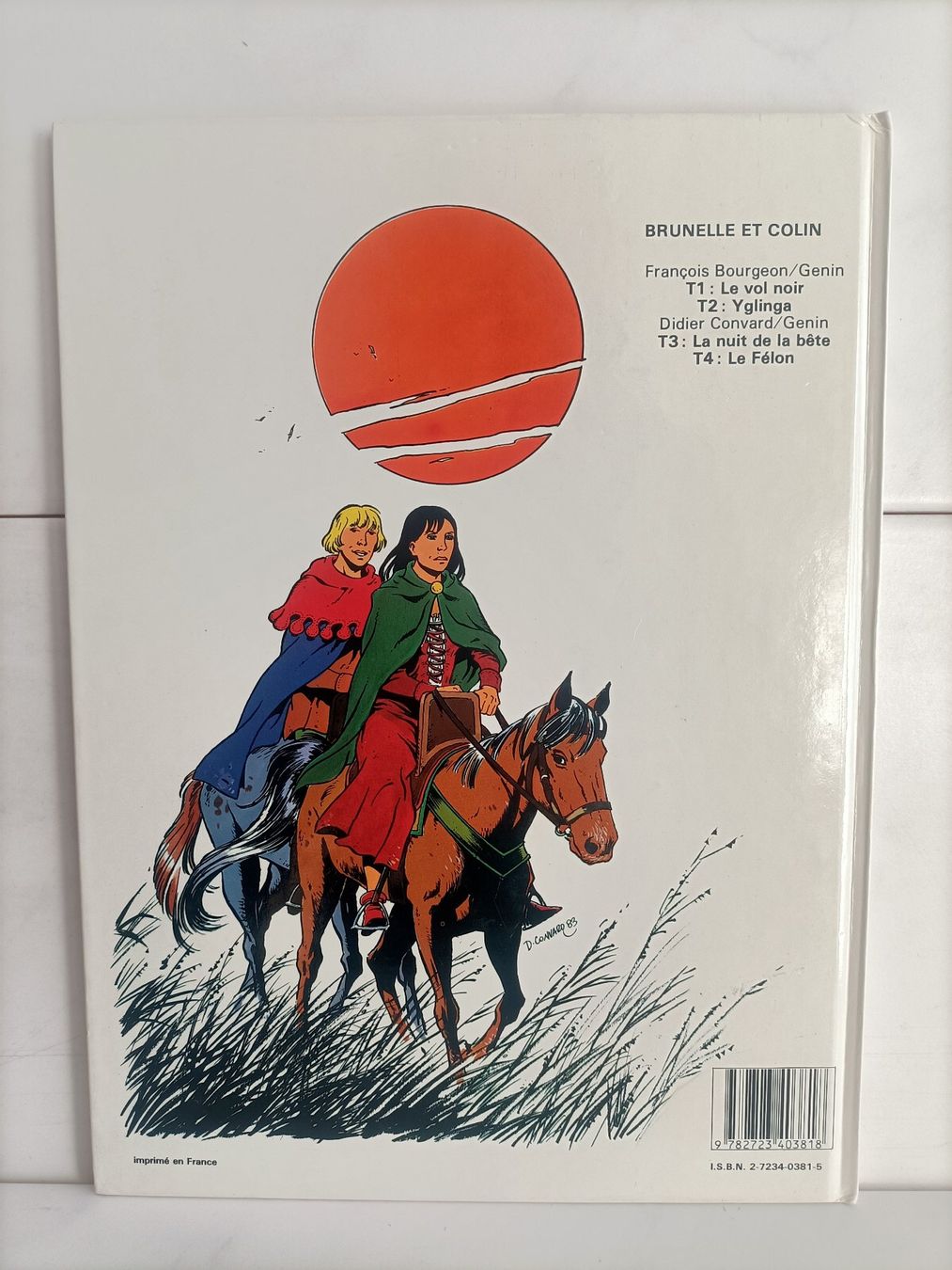 Fumetti: BD Brunelle et Colin -4- Le félon / Convard - Genin / Glénat – Usato da crans montana venduto da AB3963 1