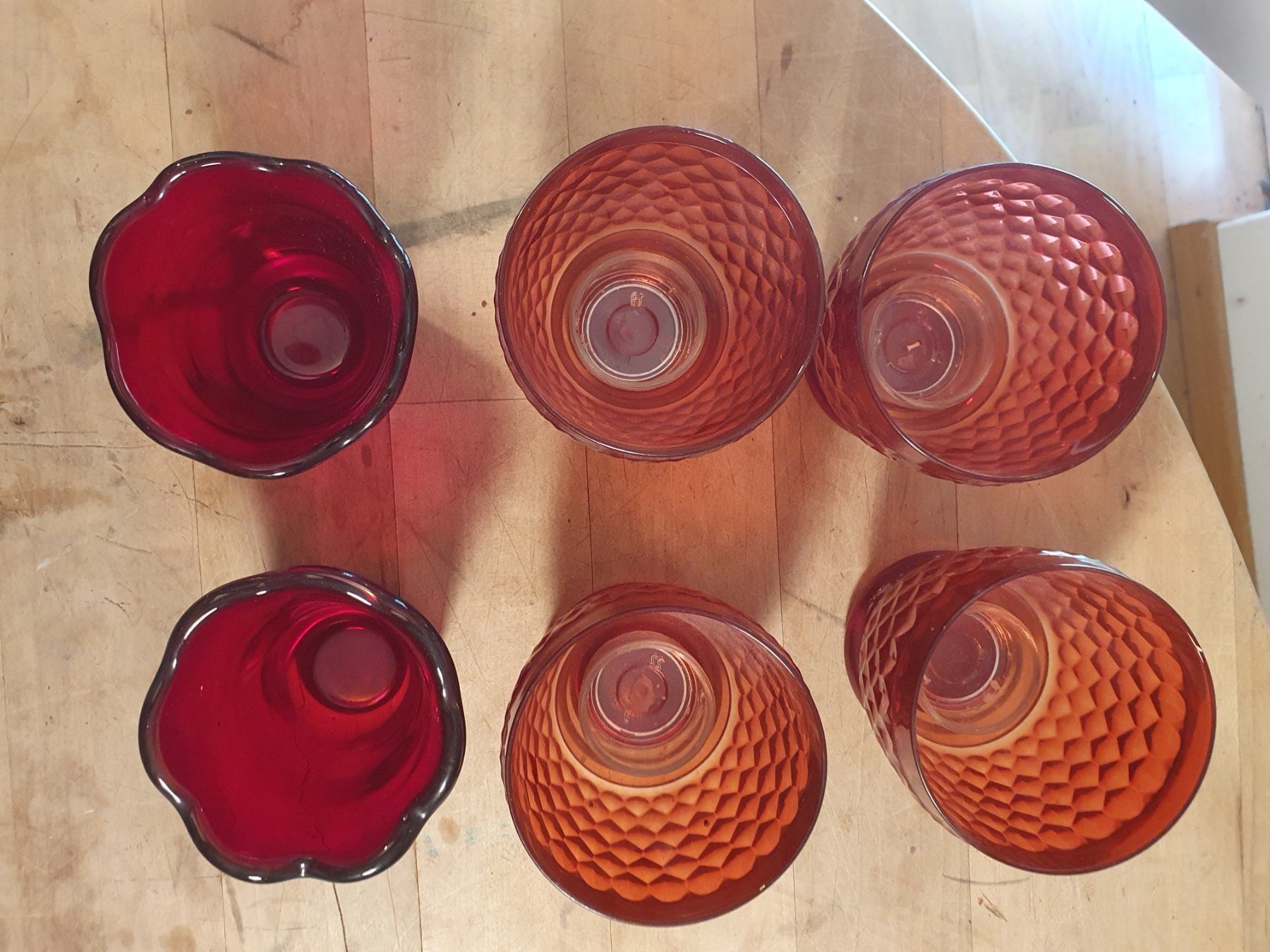 Portacandele: 6 Stk Windlichter rot – Usato da Zürich venduto da loosebone 2