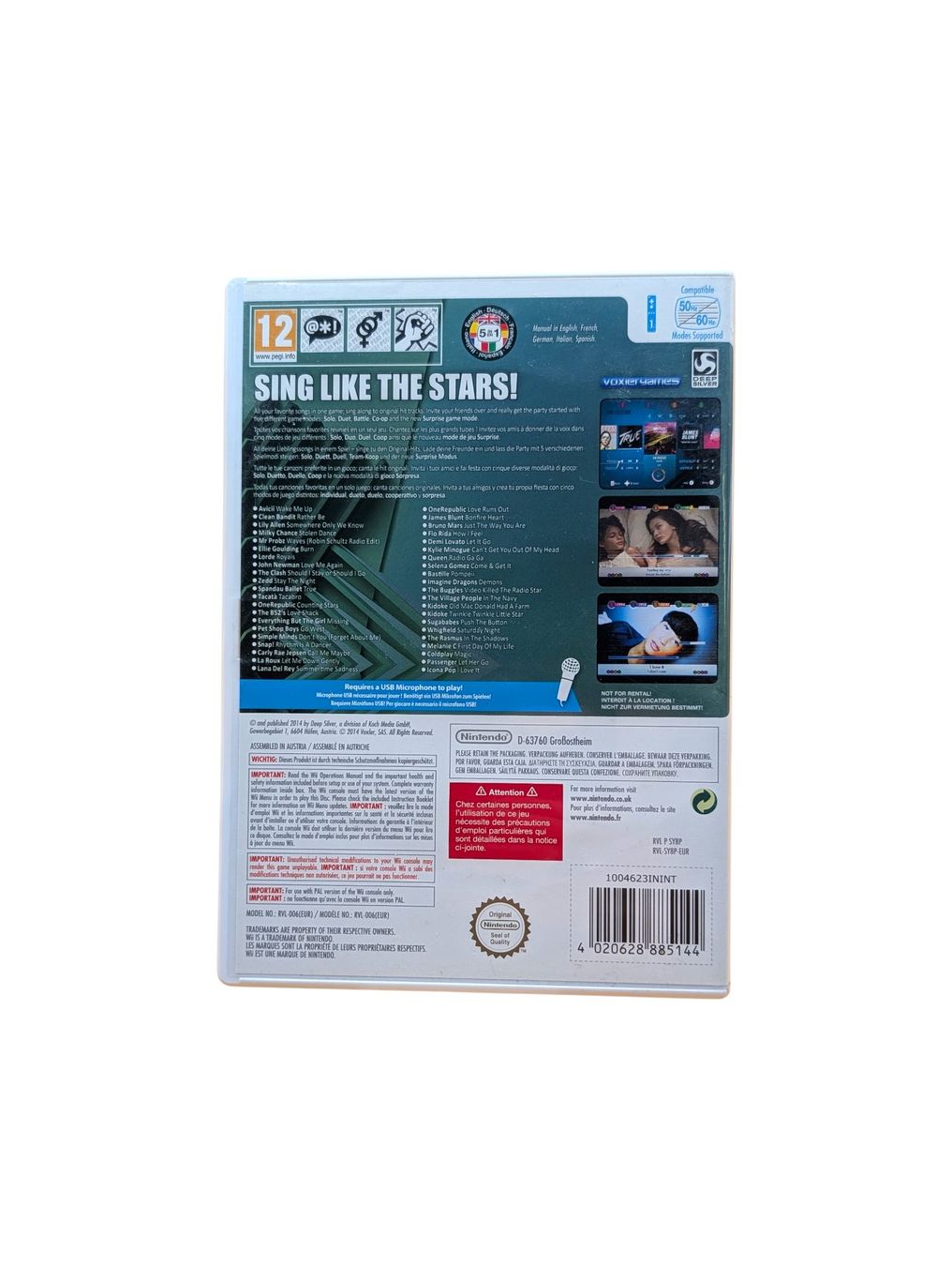 Nintendo Spiele: Let’s Sing 2015 Nintendo Wii – Gebraucht aus Domat/Ems von IsseldorsShop 1