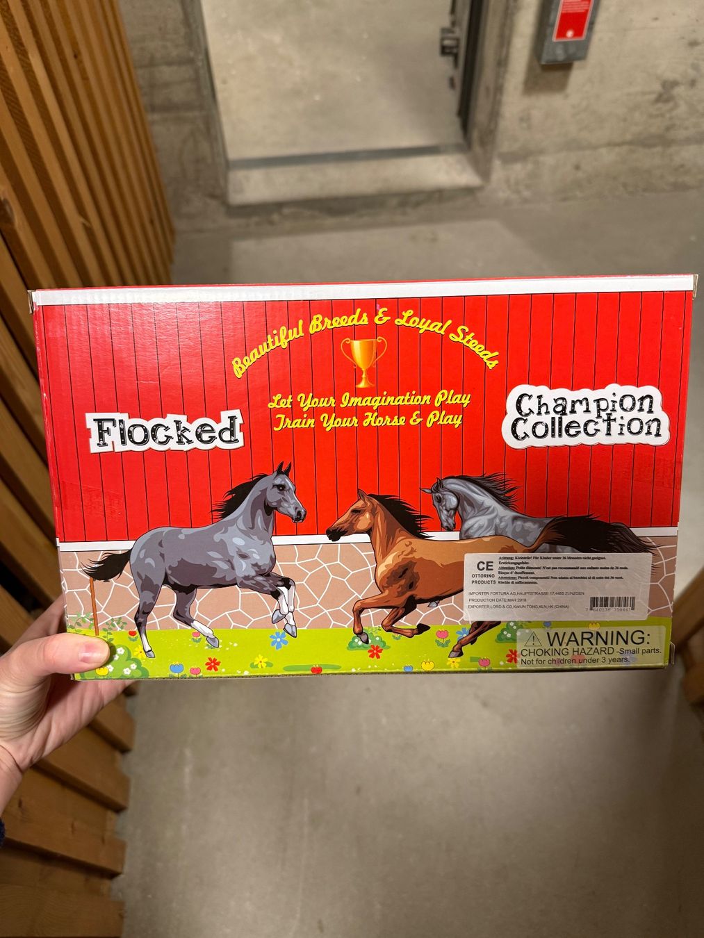 Giocattoli: Pferde Spielset "Flocked Champion Collection" – Nuovo e nell'imballaggio originale da Basel venduto da bsnso 1