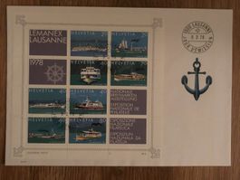 FDC Lemanex-Block Lausanne 9.3.78