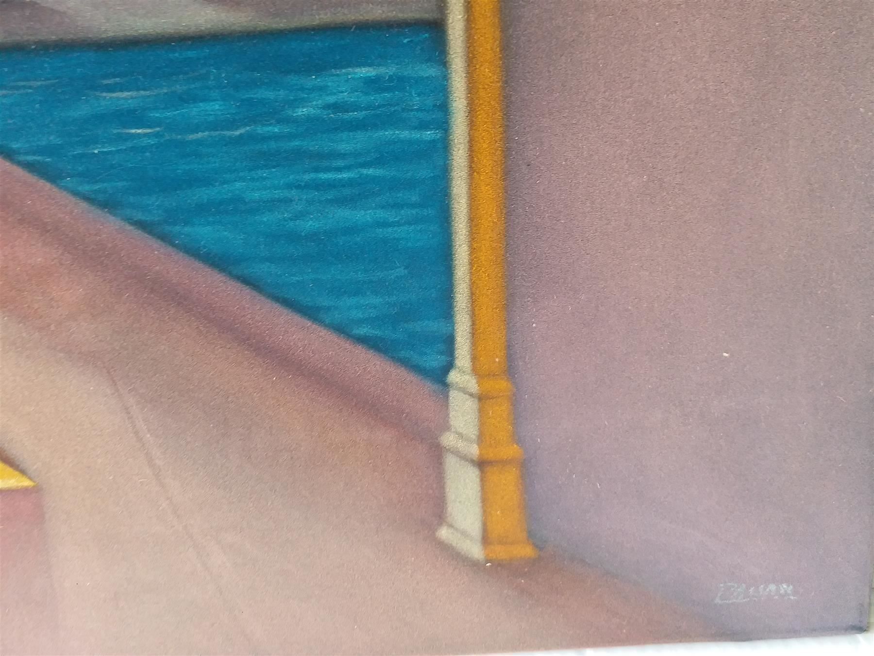 Gemälde: "Kubisch Modern" Samt Gemälde – Gebraucht aus Zürich von Galerie-Kunst 1