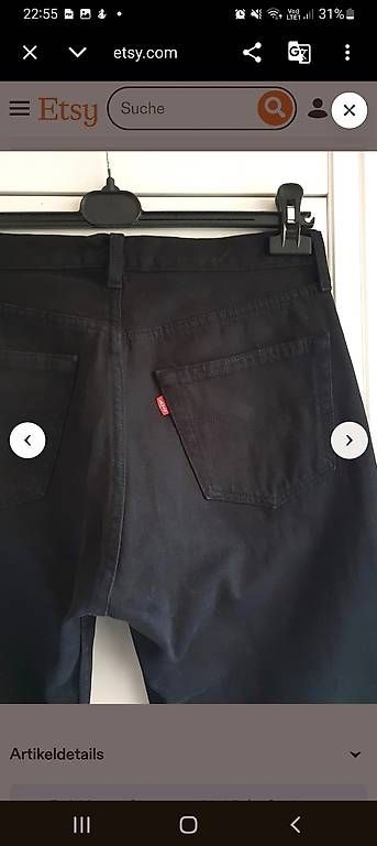 Jeans: Levis Premium 511 Jeans schwarz W33/L30 – Gebraucht aus Bern von DiLara2000 2
