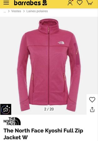 The North Face Kyoshi Full Zip Jacket, size M