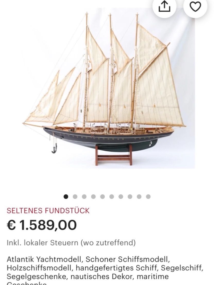 Kit di modellismo & Modellini statici: Model schiff – Usato da Rain venduto da Fafan069 9