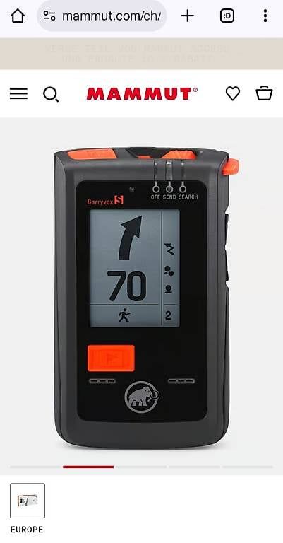 Mammut GPS & Messgeräte: Mammut Barryvox S package (NEW) – Neu und originalverpackt aus Bülach von lau_zd5m 2